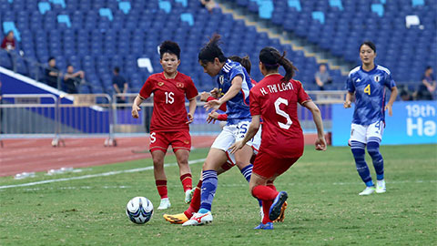 Tường thuật ĐT nữ Việt Nam 0-7 ĐT nữ Nhật Bản